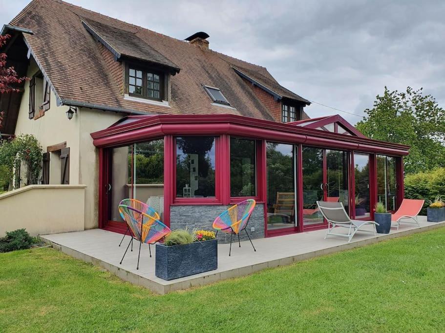 La Mare Aux Chevres Villa Reux Eksteriør bilde